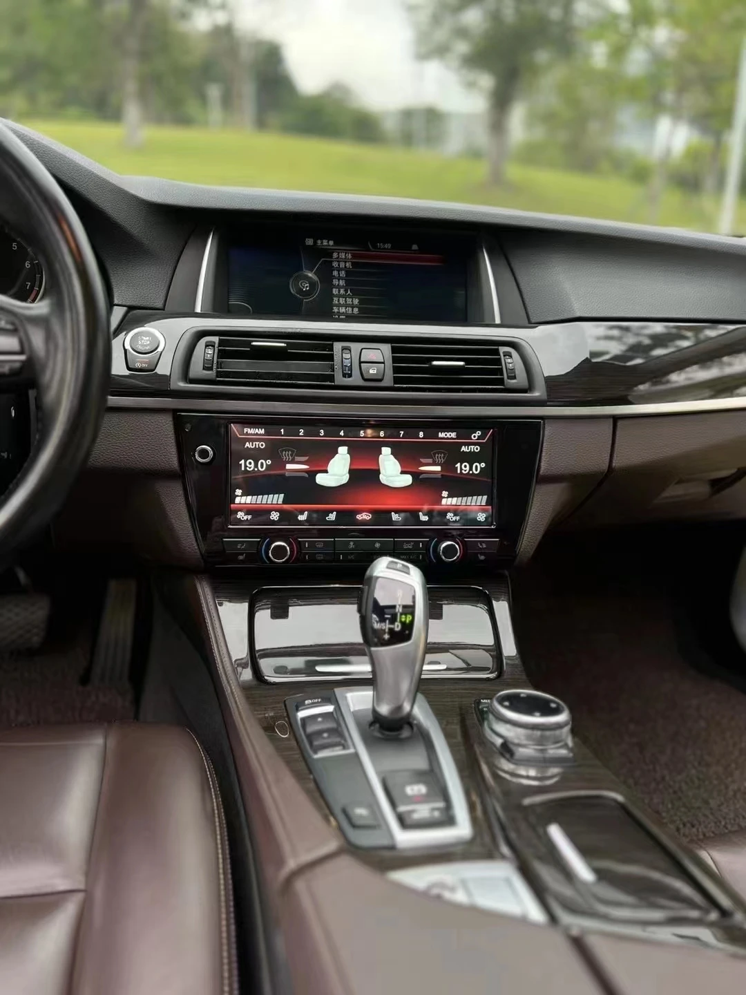 

Семейная панель переменного тока для BMW 5 серии F10 F11 5GT F07 F18 M5 2009-2018, кондиционер с ЖК-дисплеем