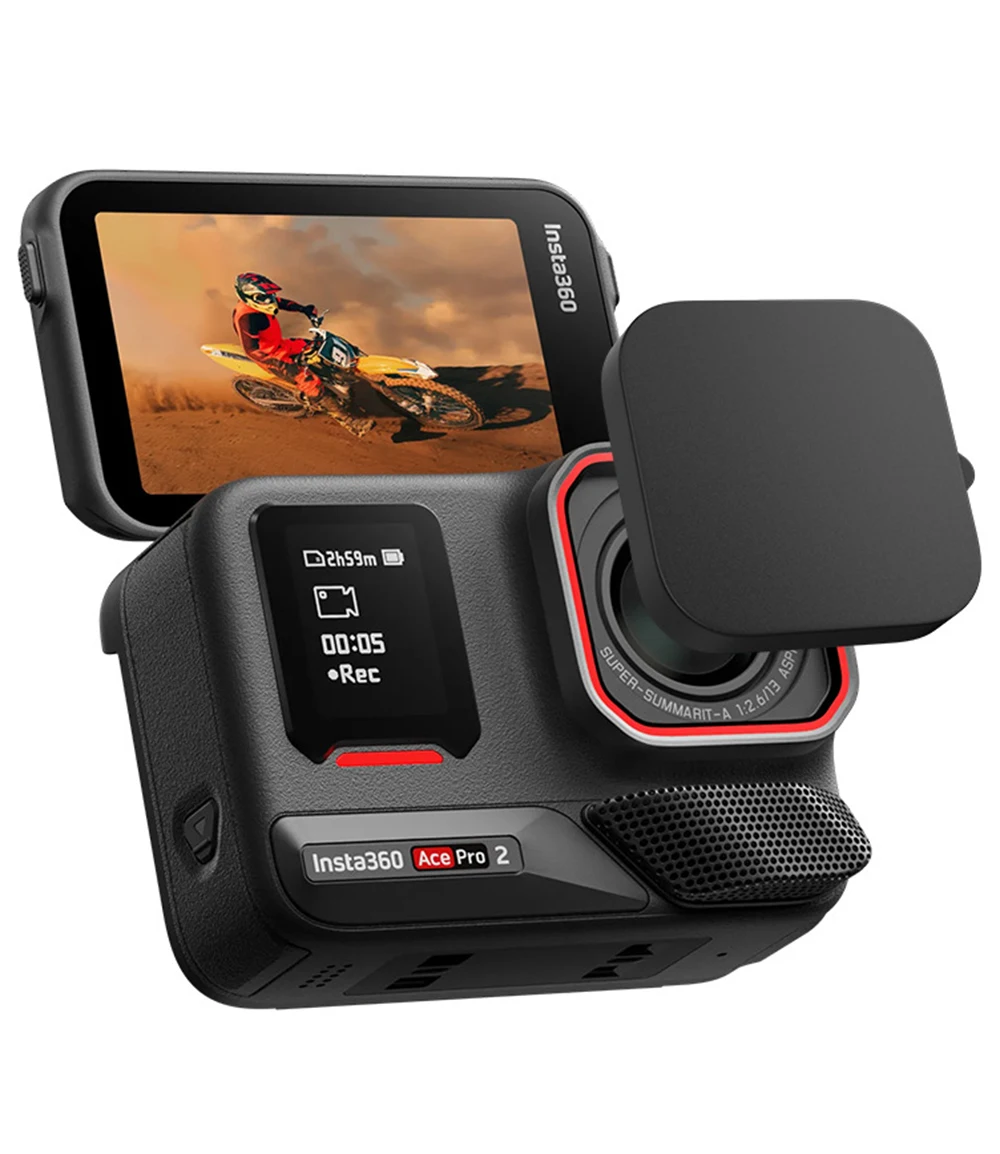 Фото Для Insta360 Ace Pro 2, защитная пленка из закаленного стекла, крышка объектива, чехол для Insta 360 Ace Pro 2, аксессуары №4