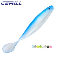 cerill 70 g t tail jig artificial bait wobbler silicone saltwater fishing lure pike bass plastic pike pesca salt swimbait tackle