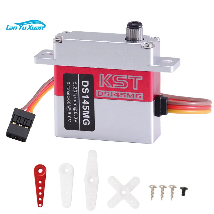 KST DS125MG DS135MG DS145MG DS225MG CNC glider стальной сервопривод зубьев с фиксированным крылом
