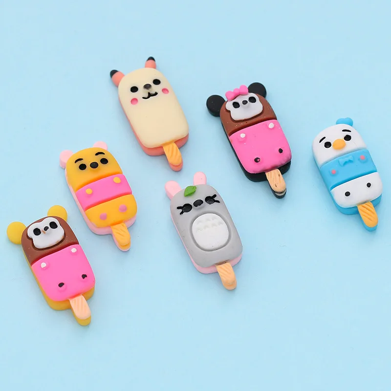 

Мультяшное мороженое ручная работа ювелирные изделия Сделай Сам Скрапбукинг чехол для телефона украшение резиновые аксессуары