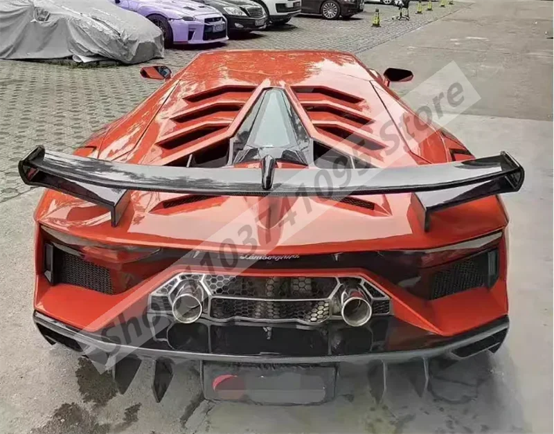 Углеродное волокно диффузор для задних крыльев спойлер багажника Lamborghini Aventador LP700