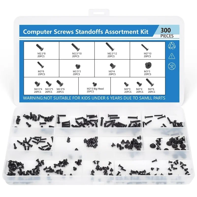 

Комплект винтов для ноутбука M2.5 M2 M3 300 шт.