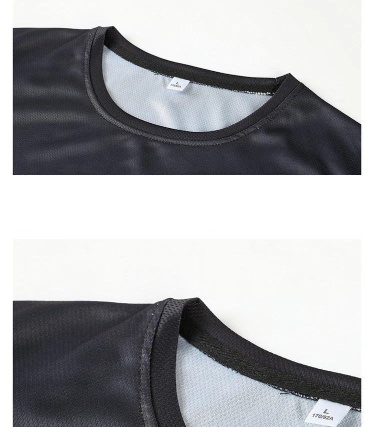 Мужской спортивный костюм для фитнеса Повседневная летняя футболка и шорты