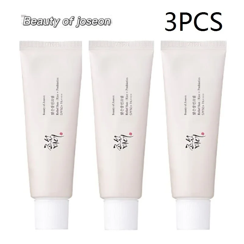 

3PCS/Set Beauty of Joseon Relief sun : Rice + Probiotics SPF50+ PA++++ Sunscreen Cream Isolation Cream Primer Sun Protection