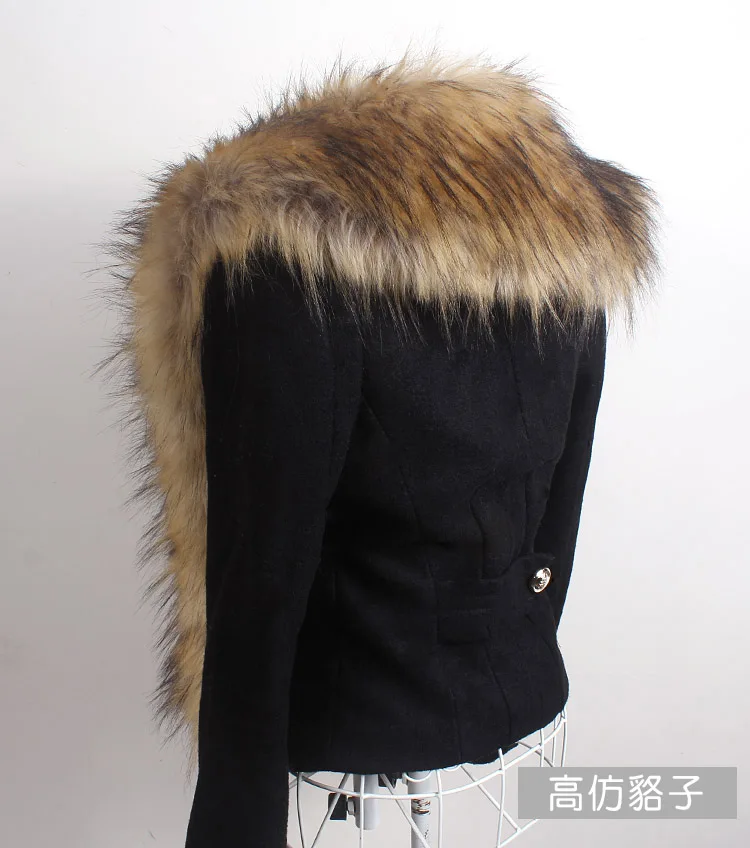 Qearlstar 2019 Супер роскошный шарф из искусственного меха енота 160*20 см Украшение зимней куртки пальто Утолщение теплые обертки шали воротник ZKG10 вкл.