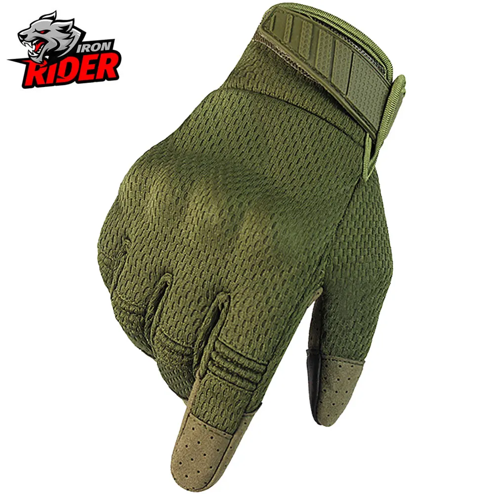 New Summer Motorcycle Gloves Touch Screen Full Fingers Breathable Motorcycle Riding Motorcycle Protective Motorcycle Gloves