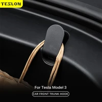 for model3 car front trunk hook for tesla model 3 interior accessories functional front spare box hook for tesla model three