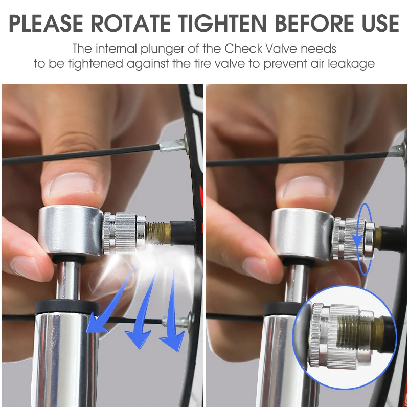 Велосипедный насос WESTBIKING ручной мини-насос для накачки шин запчасти горных