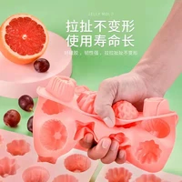 1piece diy 3d ice tray flowers plants heart creative shape jelly pudding mold silicone pastry mould transparent baking tool new