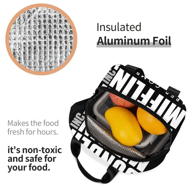 Фотофон Dunder Mifflin бумажная компания Ланч-бокс охладитель термоизолированная