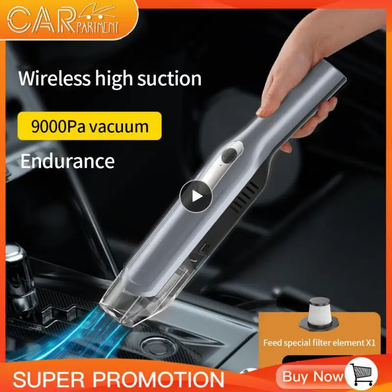 

Auto Vacuum Hand-held Home & Car Dual Use Car Vacuum Cleaner Cordless Handheld Car Accessories Vacuum Cleaner Easy To Clean Mini