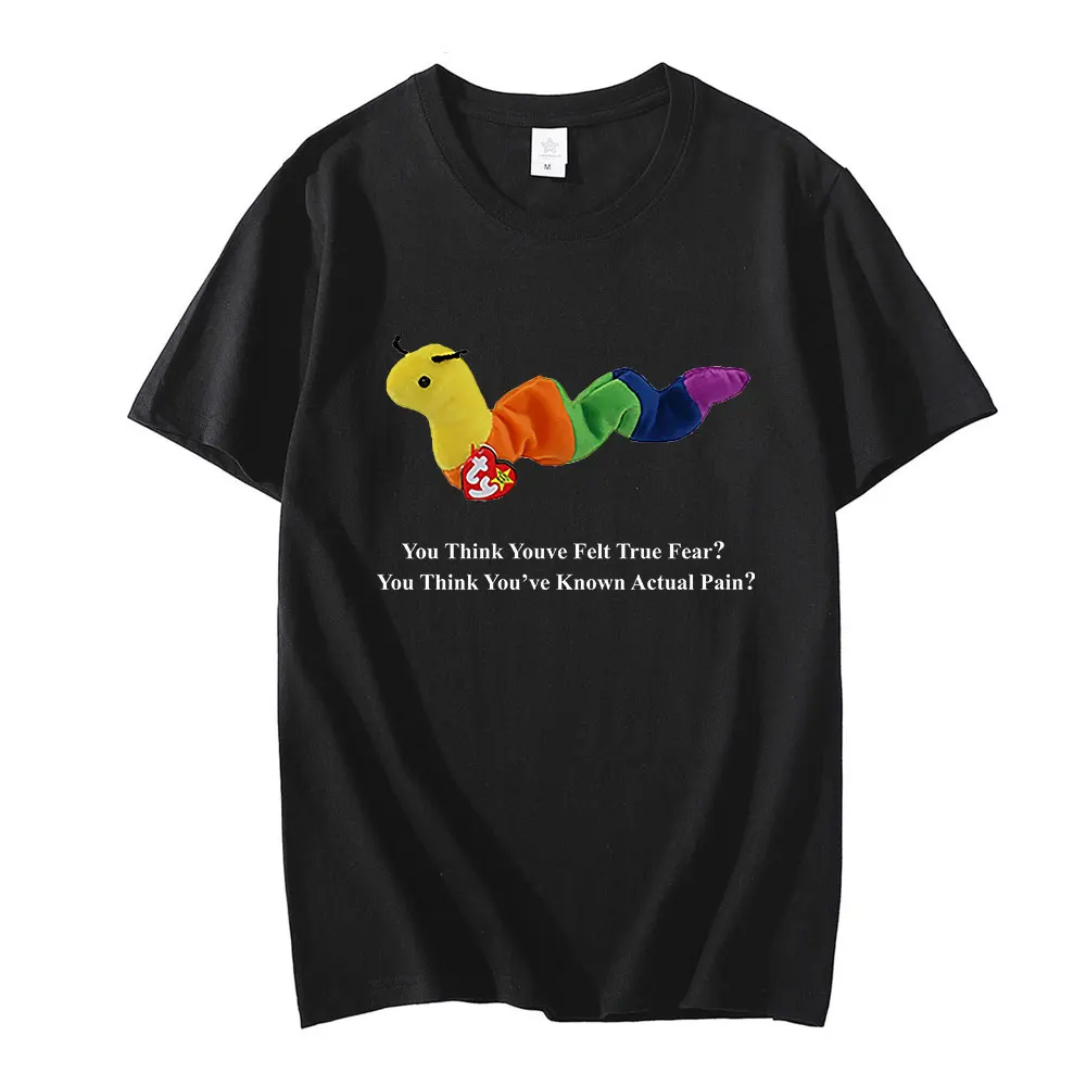 

Inchworm Men T-Shirt 2022 Summer Geometric Circle Top Tees Fashion O--Neck Short Sleeve Casual Loose Men Shirts