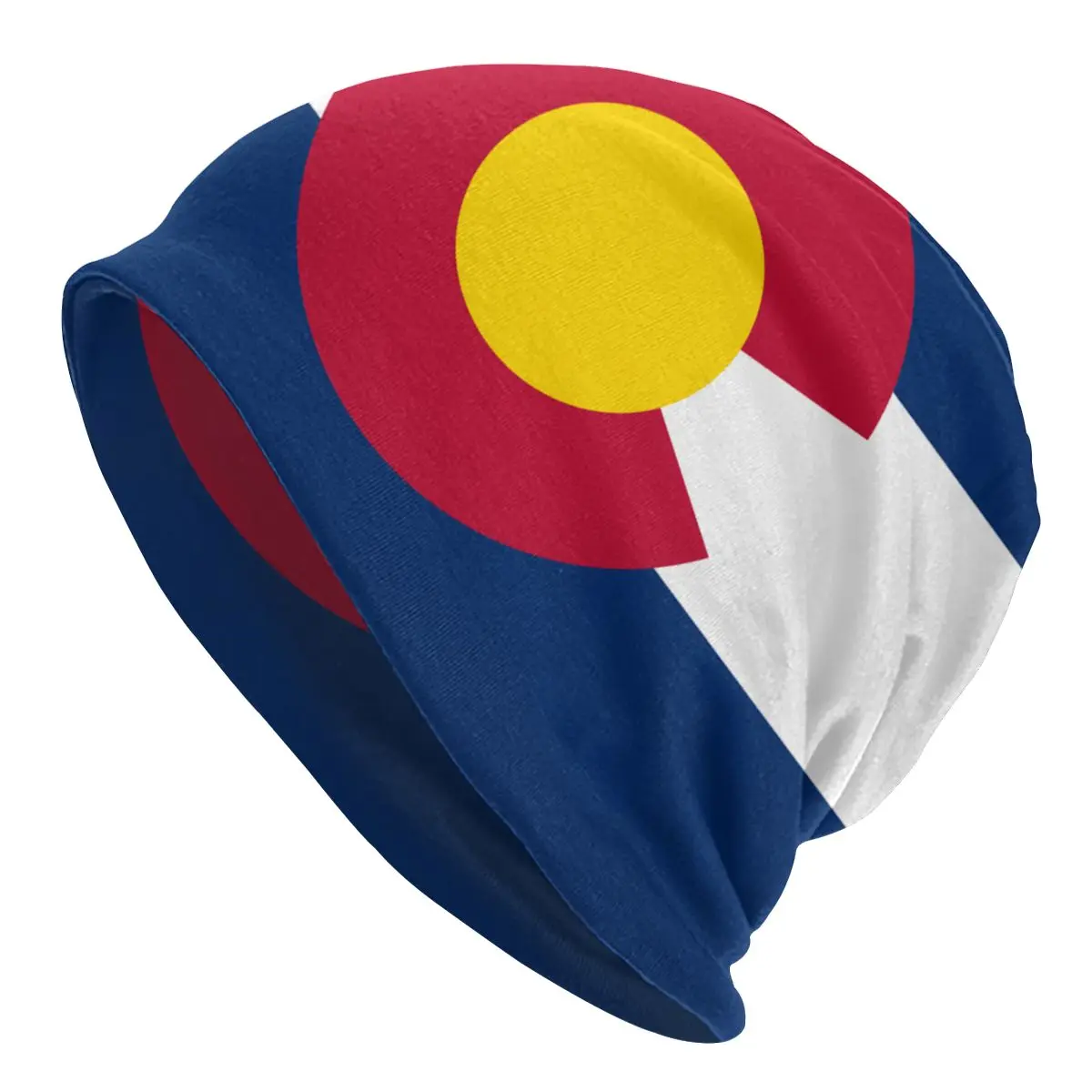 Unisex Casual Hat Colorado Flag Cap Winter Warm Beanies Adult Hip Hop Bonnet Hat