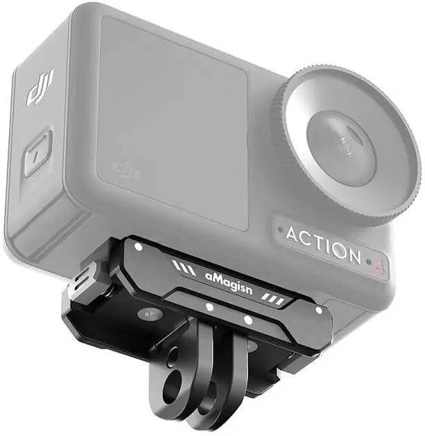 Фото Металлическое магнитное крепление aMagisn для складного адаптера Osmo Action 5 Pro/Osmo Action 4/Action 3, магнитные аксессуары из алюминиевого сплава №2