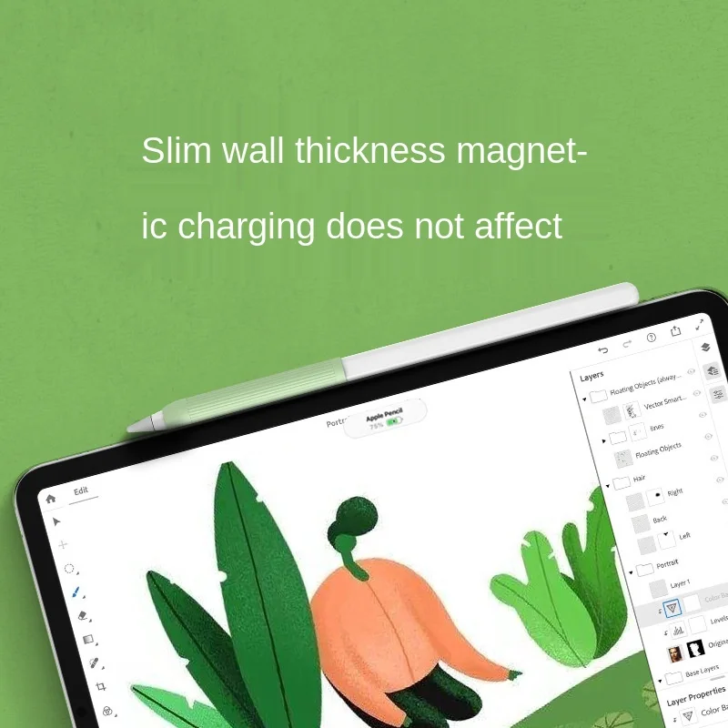 Универсальный Цветной силиконовый чехол для Apple Pencil 1 2 | Компьютеры и офис