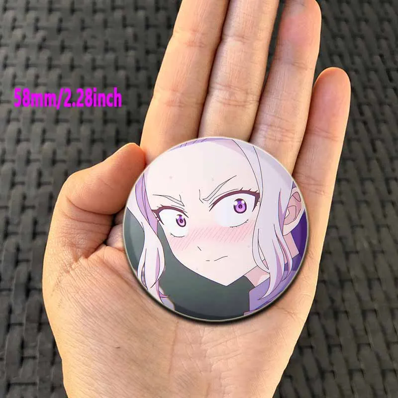 Anime Girlfriend Character Shino Kiryuu Nagisa Minase Saki Rika Hoshizaki Lapel Pin Round Brooch Badge for Backpack Decoration