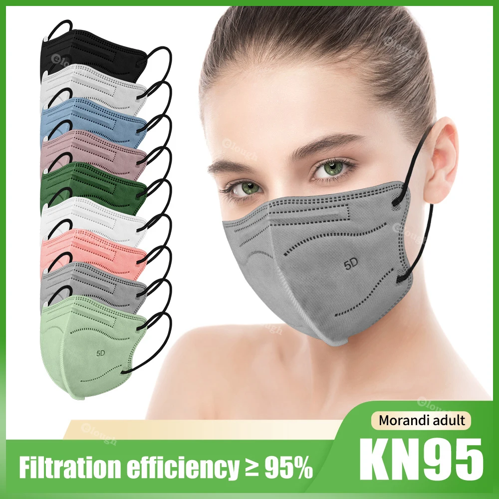 FPP2 маска ffp2 mascarillas fpp2 одобренные маски для лица KN95 защитные черные тушь ресниц kn95