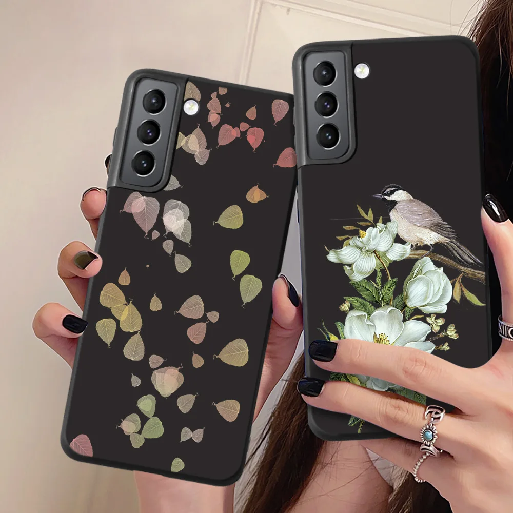 

Flower Phone Case for Samsung Galaxy S20 S10 Plus S7 Edge S10e S20FE S21 S22Ultra Cover for Samsung S9 Note 20 10Lite 9 8 S8 S22