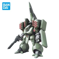 bandai original gundam model kit anime figure amx 102 zssa hguc 1144 action figures collectible ornaments toys gifts for kids