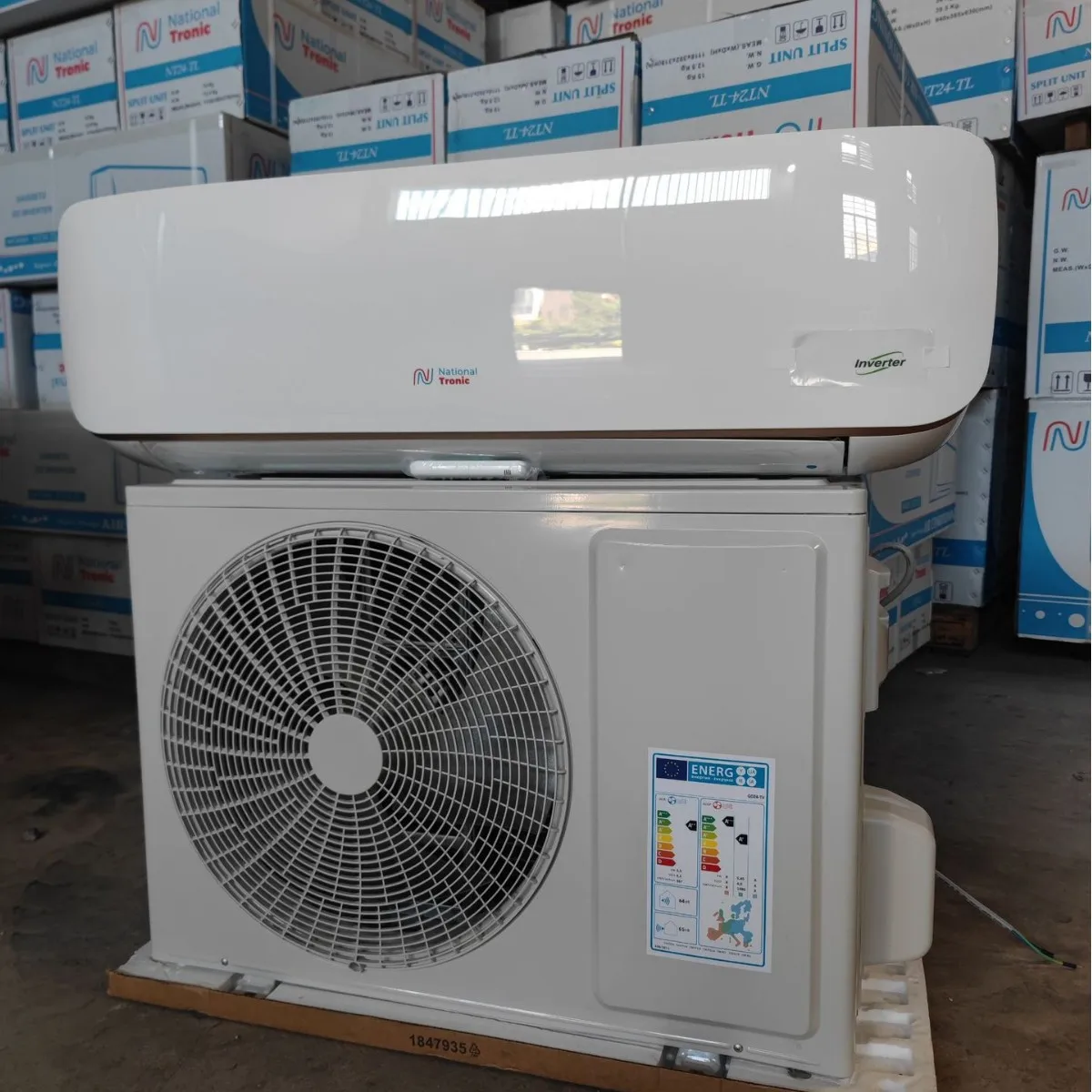Фото Экспортный настенный кондиционер для внешней торговли, 2.5HP/3HP, 24 000 BTU, сплит-система, охлаждение и обогрев №1