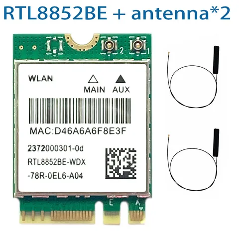 WDXUN Беспроводной адаптер Wi-Fi 6  Realtek RTL8852BE
