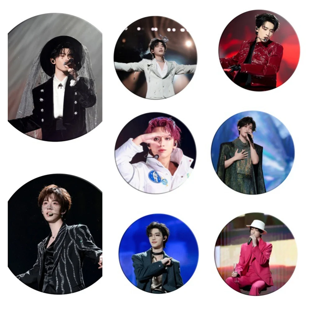 TNT 5th Anniversary Concert Печатный значок Songyaxuan Majiaqi Dingchengxin Liuyaowen Жесть Брошь Булавки Сумка