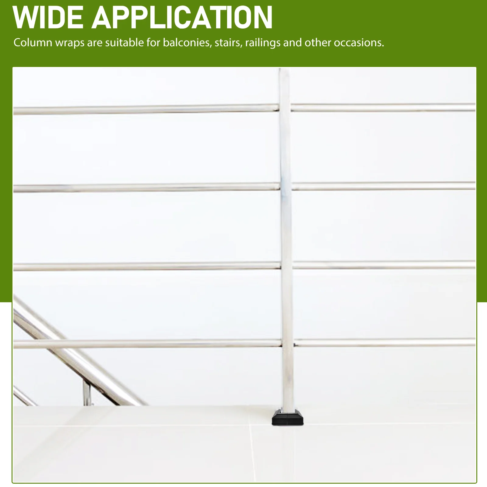 2 шт. квадратная трубка для забора декоративная крышка колпачок стойки лампы