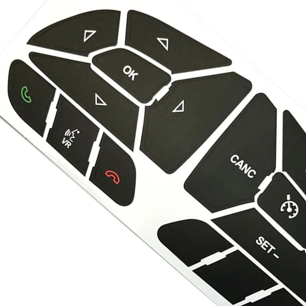 Обновление интерьера автомобиля черные кнопки ремонтные наклейки на накладки