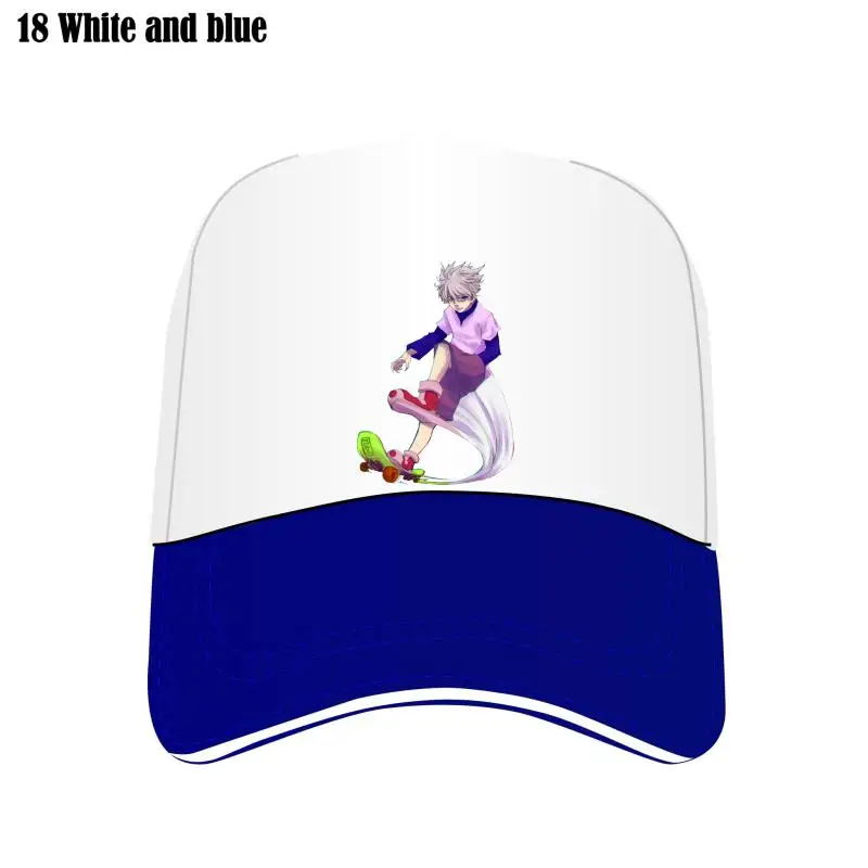 

Men Bill Hats Hunter X Hunter Gon Freecss Killua Zoldyck Hisoka Awesome Artwork Printed Cap Hip Hop Bill Hat Caps Harajuku Adjus