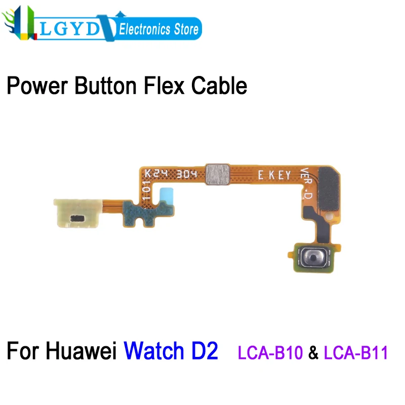 Фото Оригинальный гибкий кабель кнопки питания для часов Huawei Watch D2, LCA-B10 и LCA-B11, запасная часть для ремонта кабеля часов №1