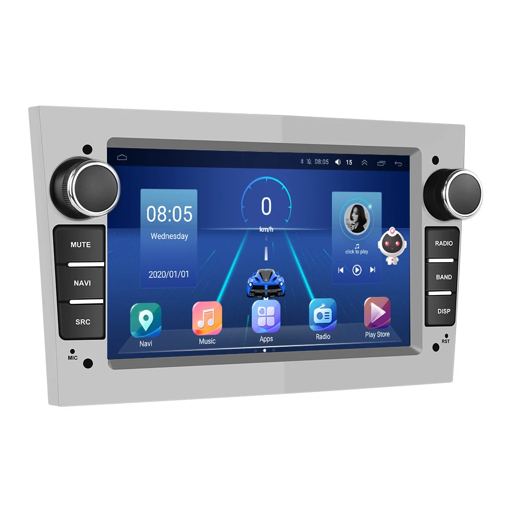 

8 Core 8+128GB Car Radio 7''QLED Android 10.0 AI Voice Carplay DSP Hi-Res GPS WIFI 4G BT For Opel/Astra/Corsa/Meriva/Combo