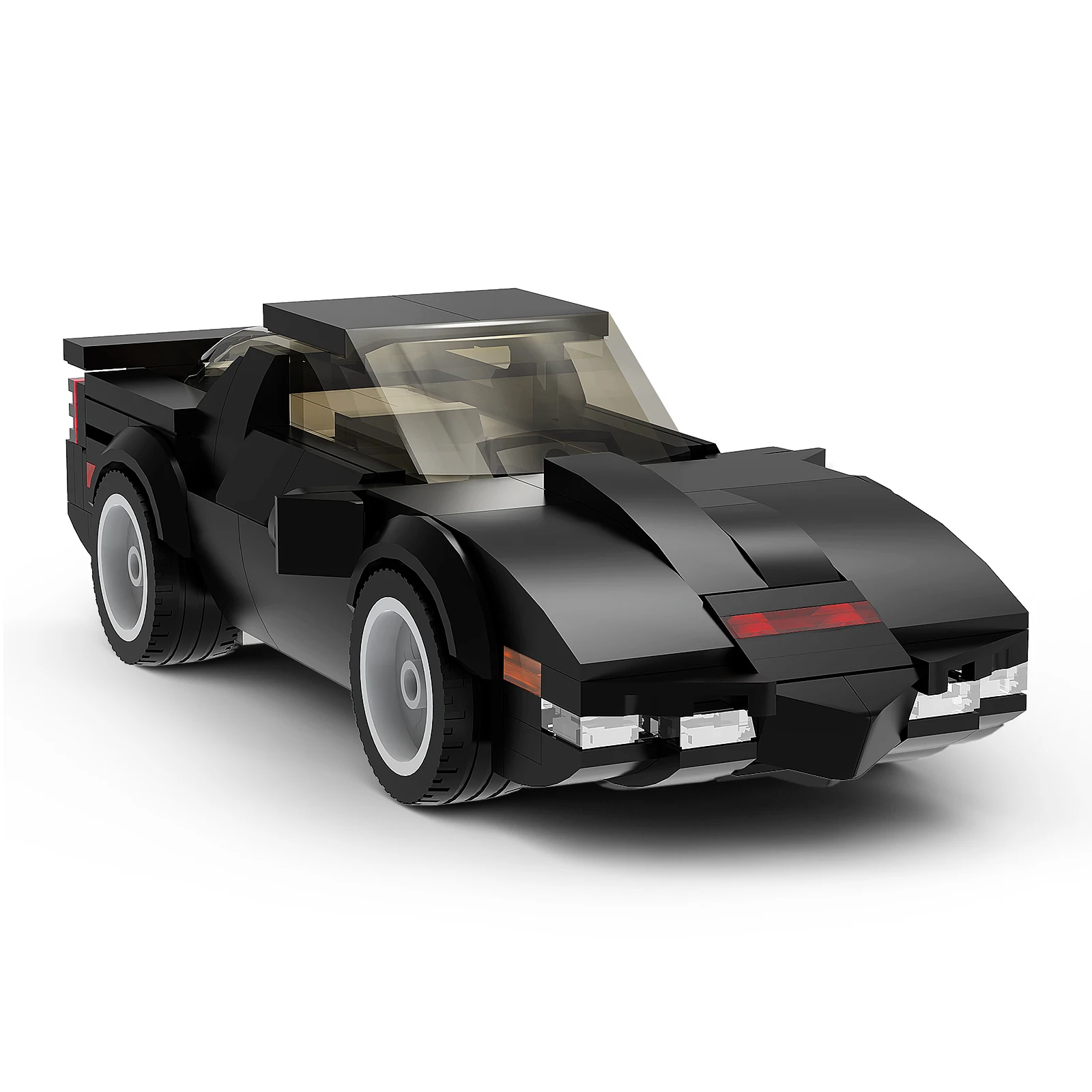

MOC High-Tech KITT-Knight Rider Mechanical Classic Car Speed Building Blocks Classical Racing Vehicle DIY Children's Toys Gifts