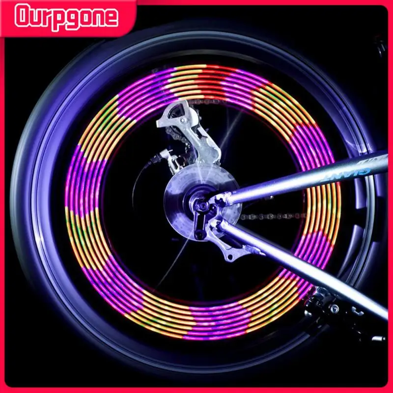 

30 Patterns Bicycle Spoke Cover Light Bike Reflectors Tyre Tire Valve Cap Wheel Nipple Lamp Bicycle Bike Accessories Spare Parts