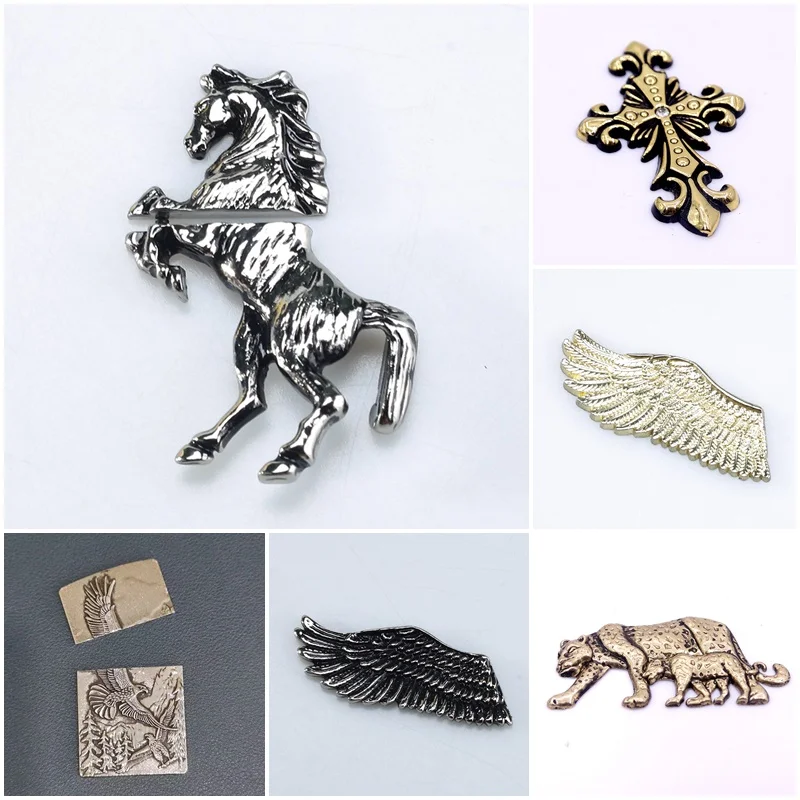 

Flying Eagle In Mountain Forest DIY Metal Badge For ZP Kerosene Oil Lighter Grind Wheel Lighter Decor Accessory Metal Badge