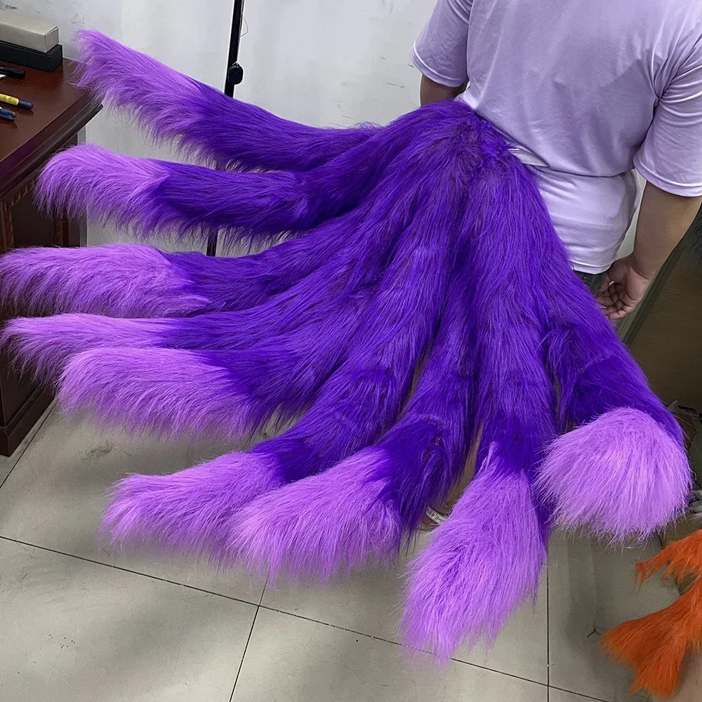 Фото Игра LOL Coven Ahri Tail, реквизит для косплея, Хэллоуин, карнавал, необычные аксессуары для вечеринок, размер клиента, аниме, косплей №2