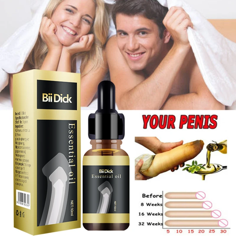 

Penis Thickening Growth Man Massage Oil Cock Erection Enhance Men Health Care Penile Growth Bigger Enlarger Essential Oil 10ml