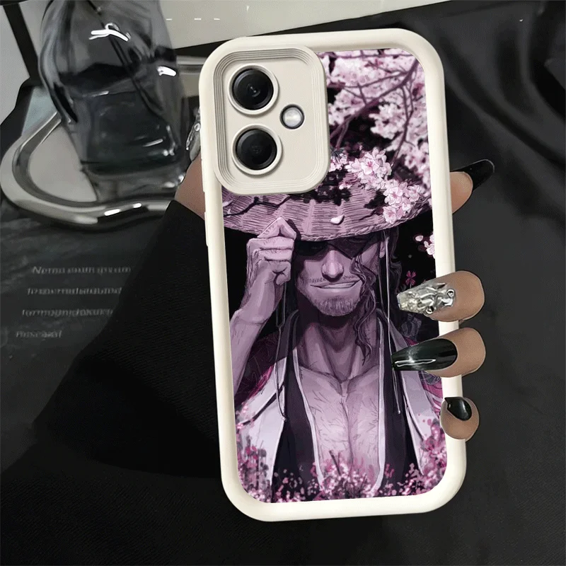 Фото Мягкий чехол для телефона Bleach Kyoraku Shunsui для Xiaomi Redmi Note 15 14 13 12 11 Pro Plus 10S 11S 4G 11T 5G, силиконовый чехол №4