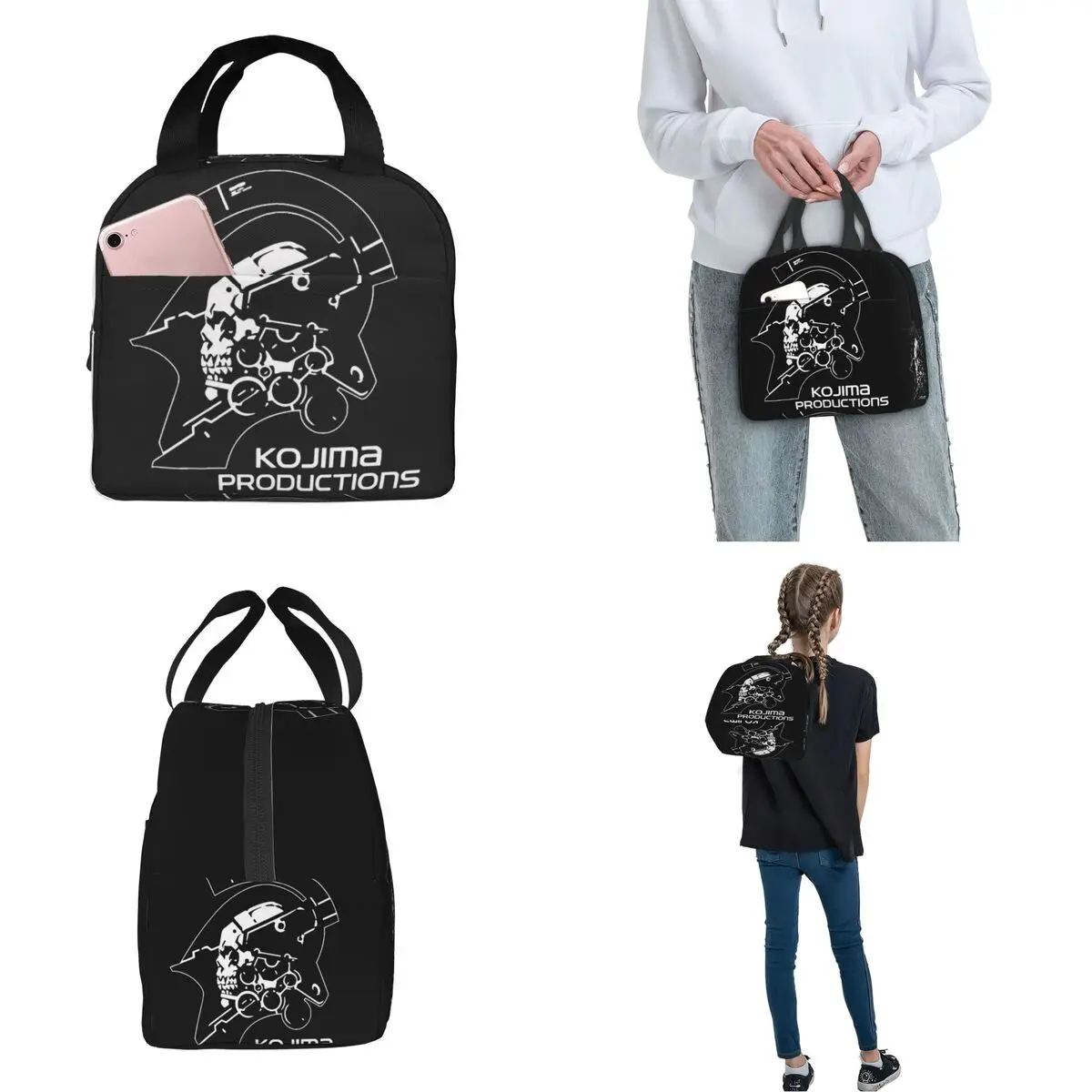 Фото Death Stranding Kojima Productions Изолированные сумки для обеда Забавные игры Контейнер для еды Портативный холодильник Термальный ланч-бокс для путешествий №2