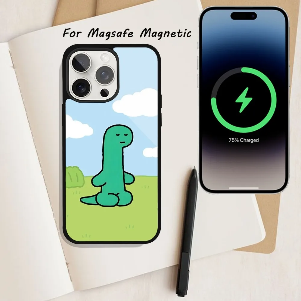 Милый Чехол Для Телефона J-Joguman Studios iPhone 15/14/13/12/11 Pro Plus Max Magsafe — Совместимость С