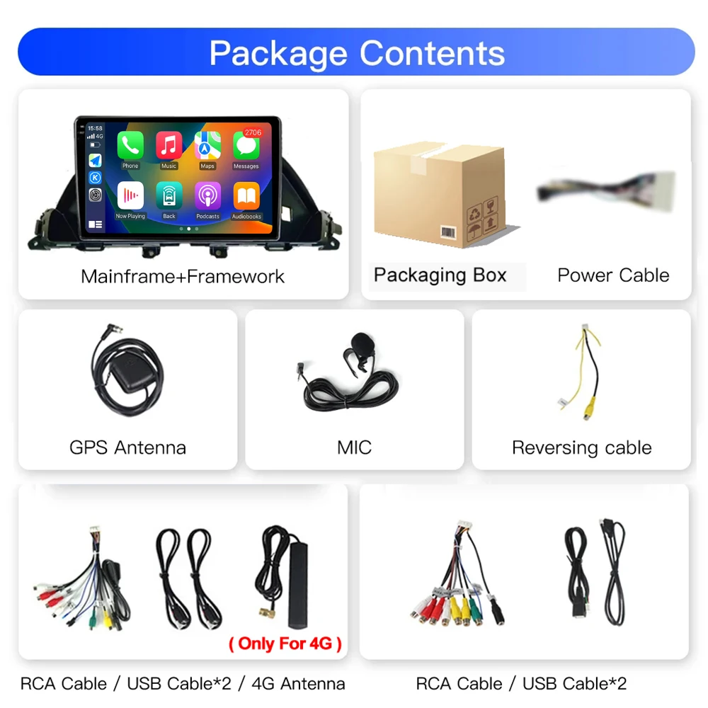 Android 14 стерео для HONDA Odyssey 2010 2012 2013 2014 2016 2017 CarPlay автомобильный радиоприемник