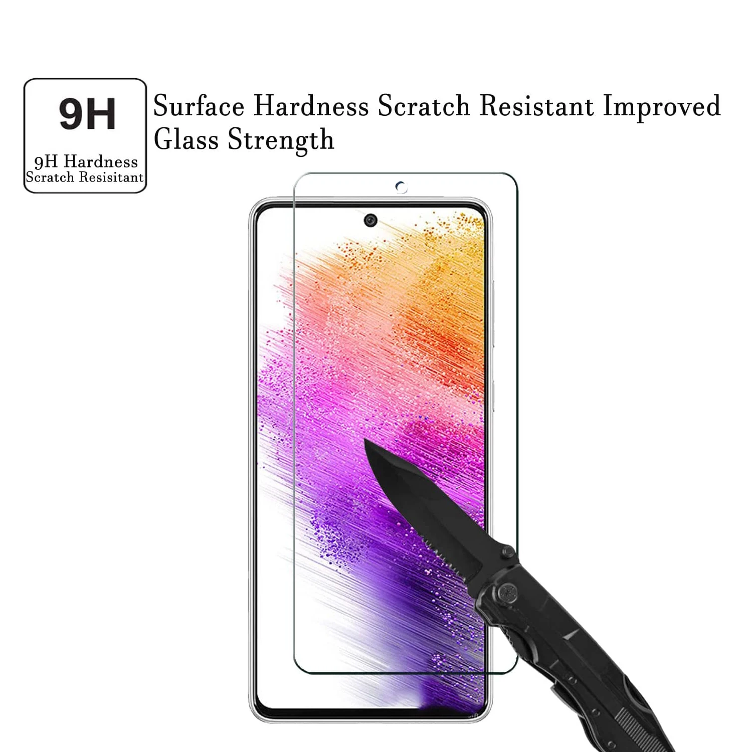 2/4Pcs Screen Protector Glass For Samsung Galaxy A72 A72-5G Tempered Glass Film