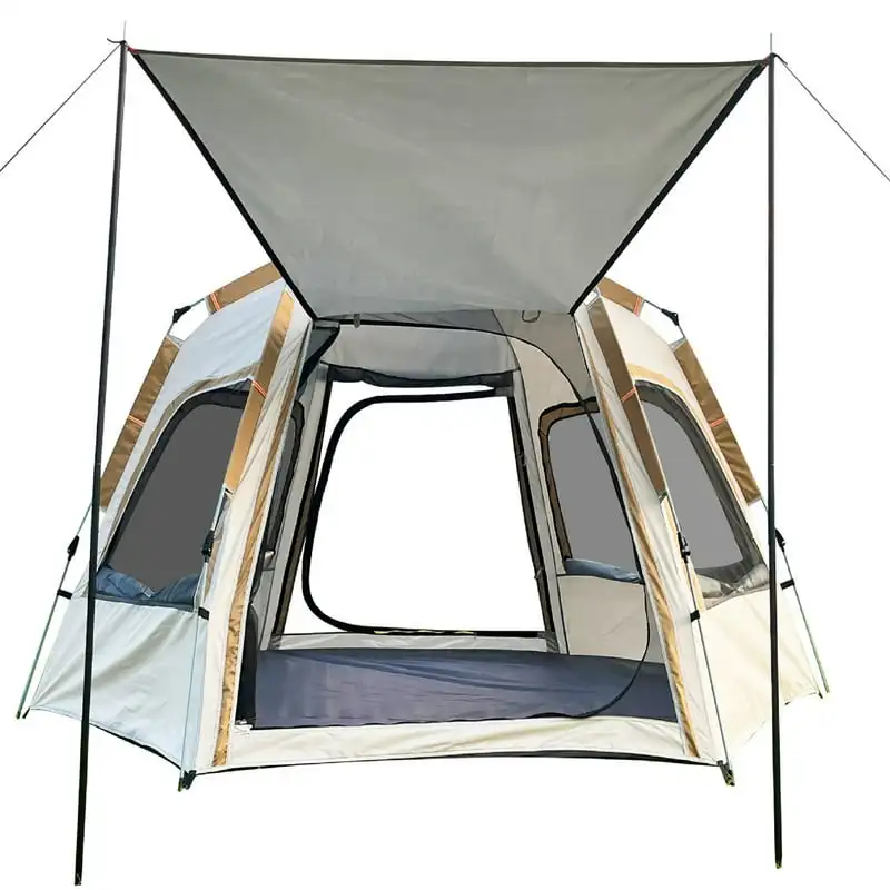 

Family Camping Tent, 6 Person Tent, Portable Tent, Automatic Camping Tents, Waterproof Windproof for Family Travel Camping Hiki