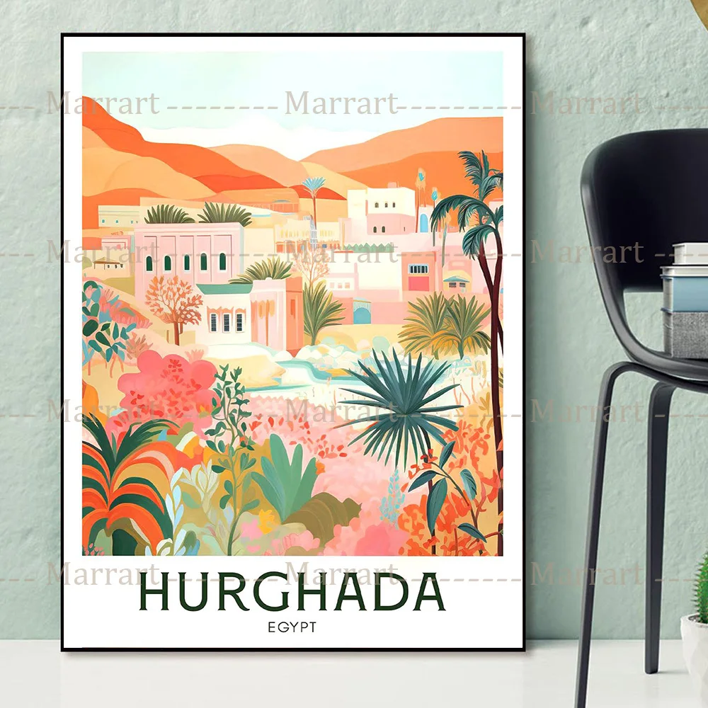 Модный городской винтажный настенный художественный декор для путешествий