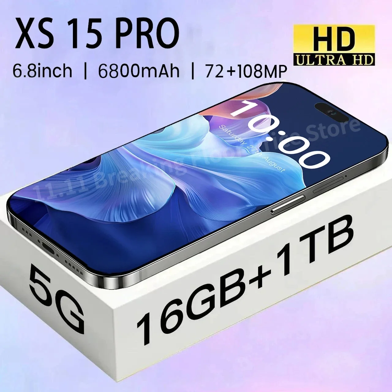 Совершенно новый оригинальный 22 ГБ + 2 ТБ для смартфона 6 8 дюйма XS15 Pro