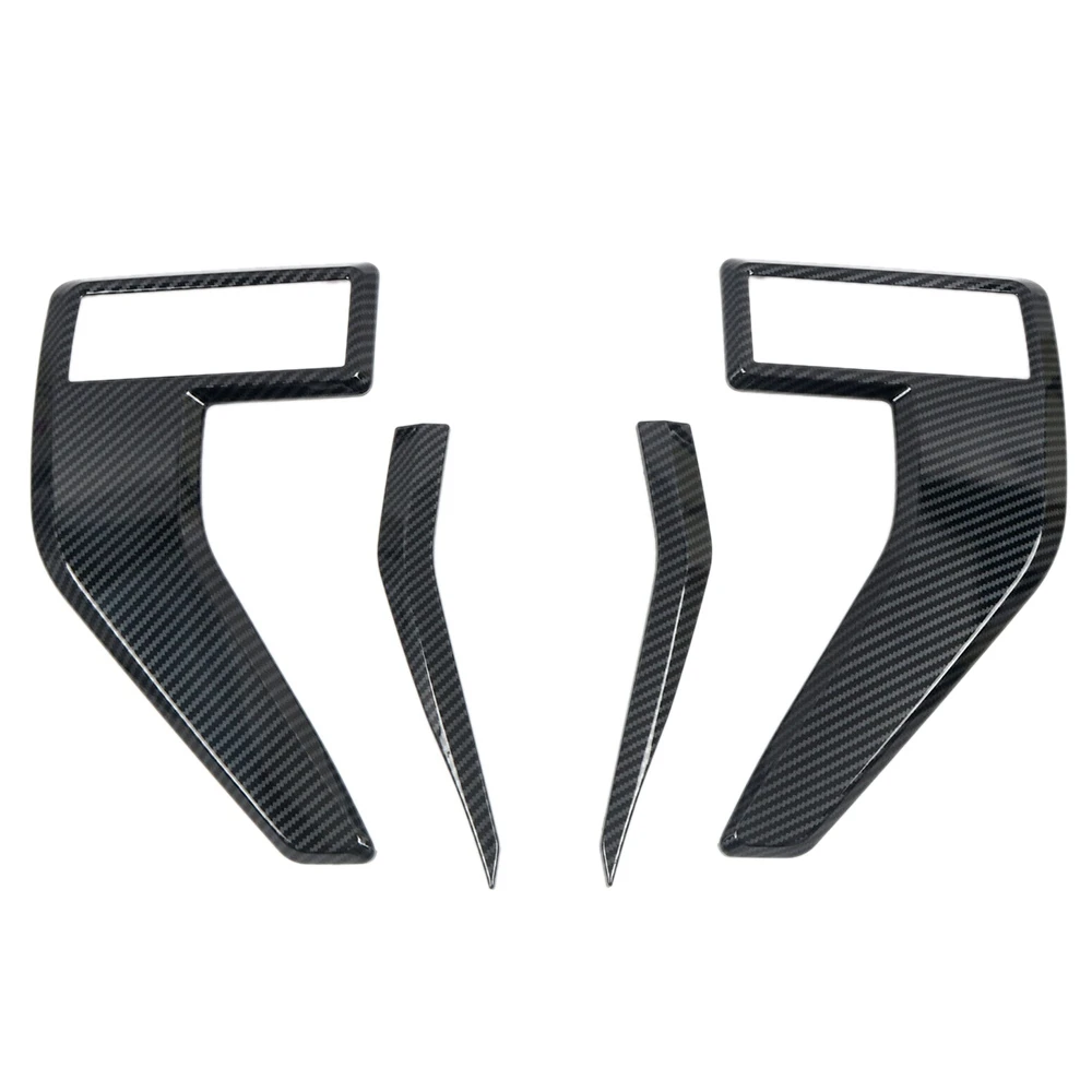 

Carbon Fiber Side Fender Badge Emblem Cover Trims Fit for Ford F150 F-150 2021 2022