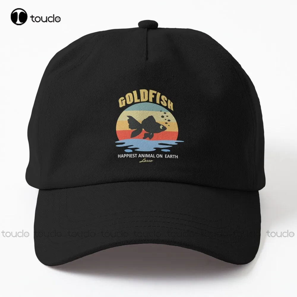 

Goldfish Ted Lasso Be A Goldfish Afc Richmond Dad Hat Women'S Sun Hats Comfortable Best Girls Sports Personalized Custom Cartoon