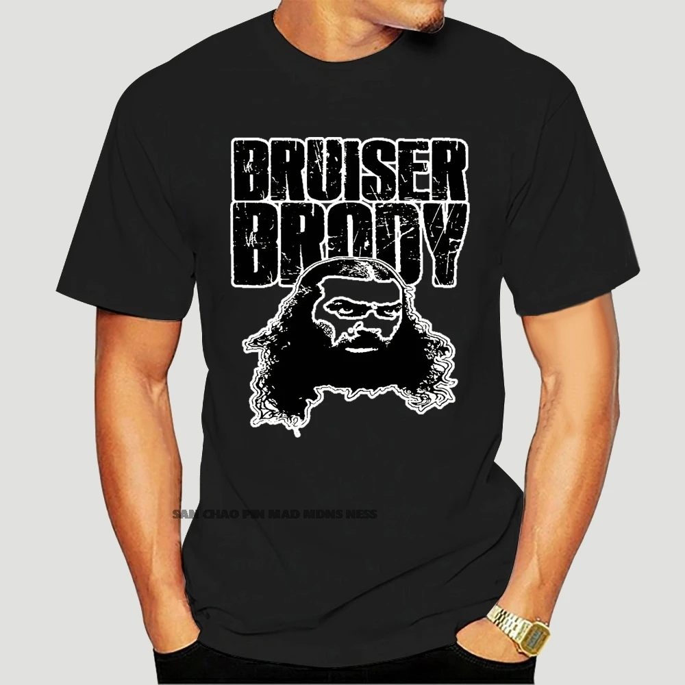 

OLDSKOOL WRESTLER BRUISER BRODY ART QUALITY Shirt FULL FRONT 5868X