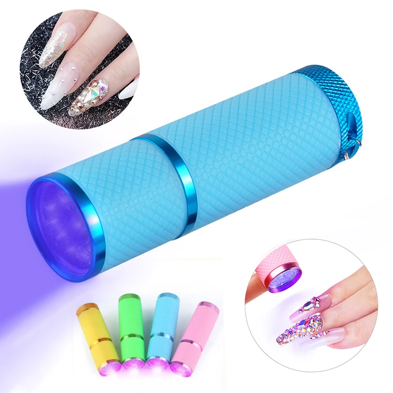 

UV Flashlight 9 LED Ultra Violet Torch Light for Epoxy Uv Resin Cure Adhesive Glue Led Flashlight Currency Detector lanterna
