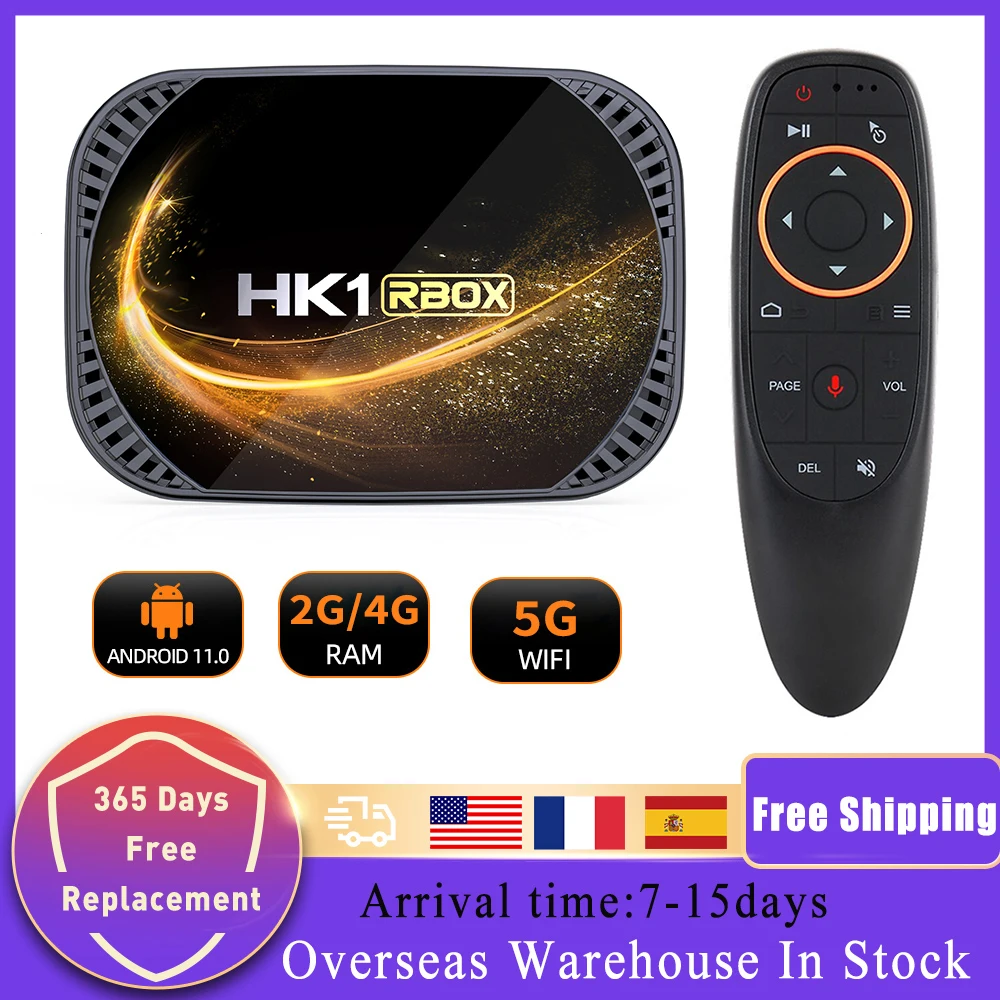 

Приставка Смарт-ТВ HK1 RBOX X4S, Android 11,0, Amlogic S905X4, 2 + 64 ГБ, Wi-Fi